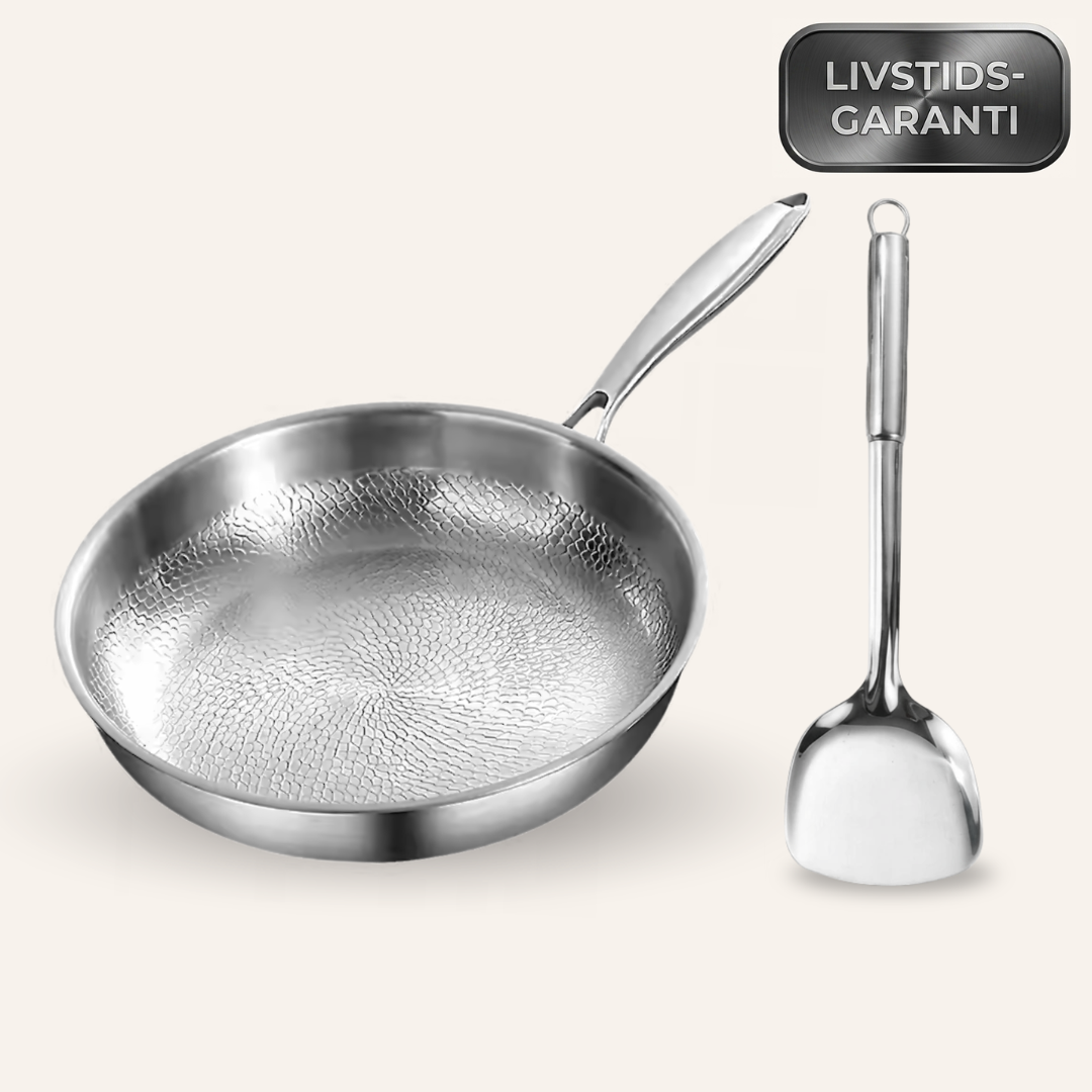 Sandberg Titan hamrad panna + spatelset