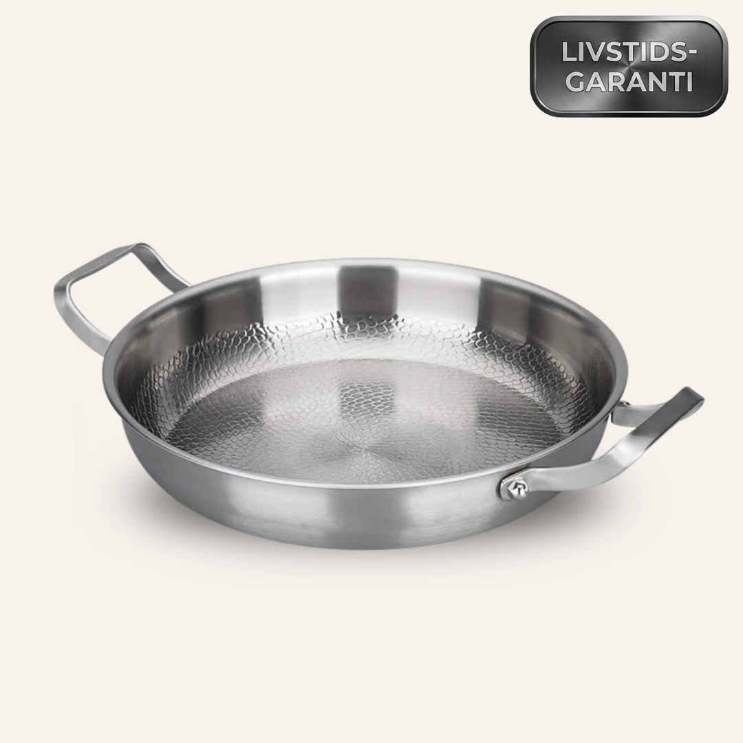 Sandberg Titan Sautépanna — Dubbelt Handtag